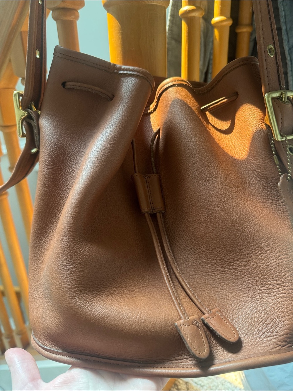 Coach Vintage Leather Lula Legacy Bag